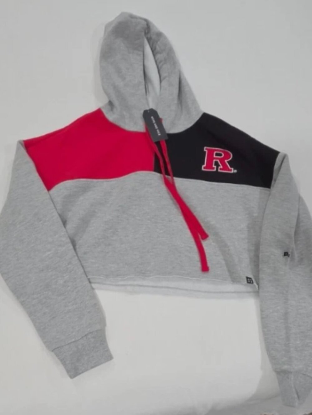 Rutgers Scarlet Knight Women's Crop Sweater Size M - New w Tag